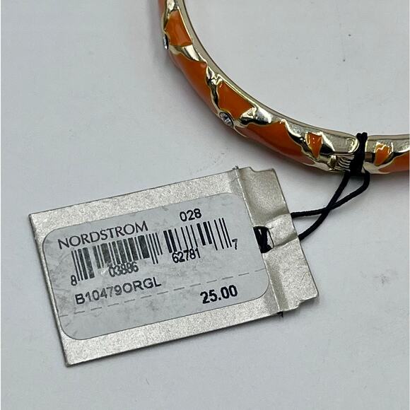 Sequin Vintage Deadstock New with and Without Tags Orange Bangle
Bracelet Set - Picture 6 of 6